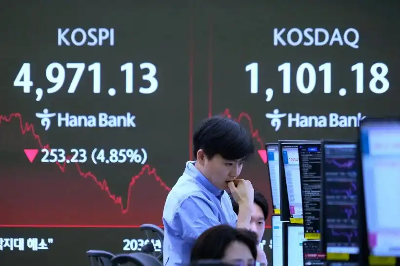Bitcoin Plunges Up to 8% and South Korea’s Kospi Sinks Nearly 4% in the Latest Tech‑Led Sell‑Off